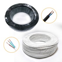 LK글로벌 VCTF 1M 컷팅전선 케이블, 화이트, 2.5SQ×3C, 1개