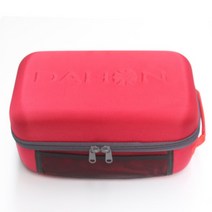 자전거 뒷좌석 짐가방 짐받이 미니 트렁크 부착식 휴대용 자전거 방수 가방, 레드 하드케이스+롱밴드