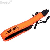 카메라 손목 핸드 어깨 끈 스트랩 오렌지 넥 소니 a5000 a5100 a6000 a6500 a6300 nex 7 rx100 v a7r ii wx200 nex c3 dslr, 없음