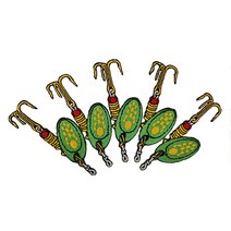 영화사 초록 낚시고리 자수와펜