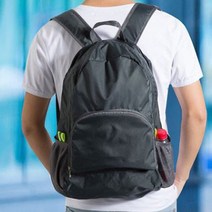 PKFARM 1+1 휴대용 접이식 방수 백팩 캠핑 등산 보조가방, 1+1세트, 블루