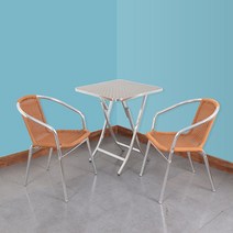 야외의자 테라스 비치 라운지 체어 팔걸이 캠핑 발코니 카페 가게 실외 알루미늄, 옵션25