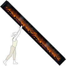 케이벽난로 킹스턴105-2 빌트인형 초대형전기벽난로 2685mm