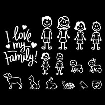 픽시 데칼 자전거 재미있는 가족 자동차 스티커 자동차 오토바이 창 범퍼 노트북 비닐, 하얀, 25cm