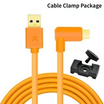 카메라케이블 Typec-엘보 USB3.0 온라인 카메라 라인 소니호환 A7R3 니콘호환 Z7 Z6 캐논호환 EOS R 후지, 02 Elbow clamp_01 1.5m