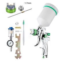 스프레이건 페인트 도장 전문 스프레이 스틸 노즐 중력 휴대용 자동차 페인트 2.5, 7.1.7mm Set B
