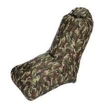 캠핑용품 해변 여행을위한 휴대용 풍선 안락 소파 공기 소파 침대 의자, 위장