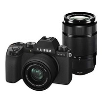 FUJIFILM 미러리스 디지털 카메라 X-S10 W 줌 렌즈 키트 F X-S10LK-1545 50230 블랙