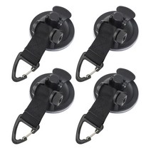 차박 텐트 야외 흡입 컵 앵커 고정 후크 넥 캐러밴 캠핑 클립, 01 Black