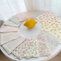 젬마정 티코스터 거즈 4중 홈카페 면 천 컵받침 제로웨이스트..., 선택:클래식베이지, 단품