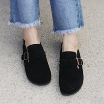 로딘스타 푹신한 앞막힌 통굽 3cm 뮬 슬리퍼 볼트론