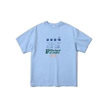 OIOI 오아이오아이 CONTROLLER GRAPHIC ADVANCED T-SHIRT SKY BLUE