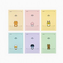 카카오프렌즈 A5 중철노트, 튜브