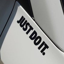 JUST DO IT 저스트두잇 스티커 방수데칼, 160x30mm, 빨강
