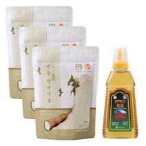 굿데이 안동 참마가루 300g 3개+한라산 참꿀 600g+쉐이크통 증정, 단품