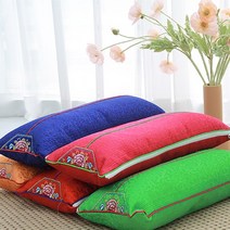 단잠 양단 한실 메밀베개, 연두색