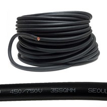 대명 전선 WCT 35SQ 1M 용접선 점프선 케이블 어스선, 35SQ대명전선1M(연결발송)