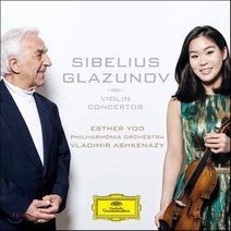 [CD] 에스더 유 / Vladimir Ashkenazy 시벨리우스 / 글라주노프: 바이올린 협주곡 (Sibelius / Glazunov: Violin Concerto)