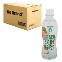 노브랜드 복숭아소다 350ml 20입1박스, 노브랜드 복숭아소다 350ml 20입