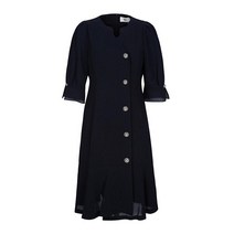 베스띠벨리 22S/S 버튼 디테일 브이넥 원피스 BEO2526NA