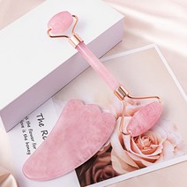 옥 마사지 얼굴 롤러 경락 피부 마사지 용품, 그린, 본상품선택