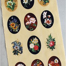 패브릭샵 옥스포드커트지 꽃브로치원단믹스 12컷