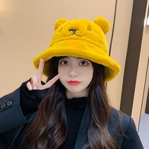 모자 가을겨울 뽀글이 벙거지 귀요미 곰돌이 귀 나들이모자