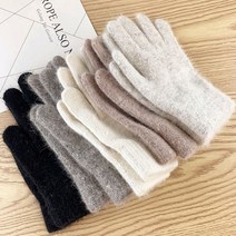 지음 털장갑 터치장갑 스마트폰 터치장갑 겨울장갑 털 밍크 터치 장갑 앙고라 겨울 V-012 베이직 앙고라 장갑