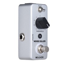 Mooer Noise Killer 미니 노이즈 감소 기타 이펙트 페달 2 모드 True Bypass 풀 메탈 쉘, 하나, 보여진 바와 같이