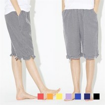 셀러허브 패션 [깨비몰] 여성 데일리 여름 투썬프 7부 지짐이 반바지 팬츠