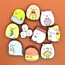 자비츠 크록 장식 악세사리 참 세트10 개/대 PVC 일본 만화 구두 매력 귀여운 코너 생물 장식 신발 액세