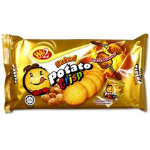 포테이토 크리스프 바비큐맛 과자 75g / 감자스낵 감자칩, 6개