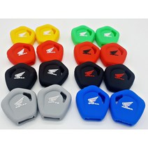 혼다 슈퍼커브110 벤리 키케이스 키커버 실리콘 튜닝, 블랙(레드), 1개