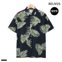 빌리버스 빌리버스 남자 반팔 셔츠 BSD101 남성 패턴 일반핏 하와이안 남방