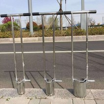 파종기 묘목삽 마늘 감자 모종 이식기 펀칭기, 65구경 이중관 스테인리스 스틸, 1개