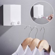 스마트 와이어 빨래줄 실내 건조대 자취생 필수템 자취생선물 베란다 원룸, 그레이
