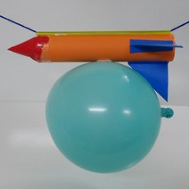 쌤마켓 풍선 로켓 만들기 홈스쿨링 과학 교육 실험 1인용