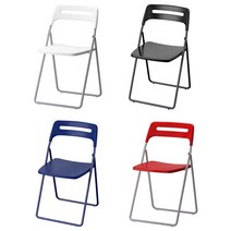 이케아 NISSE 니세 접이식의자, 블랙_301.622.08, 1개