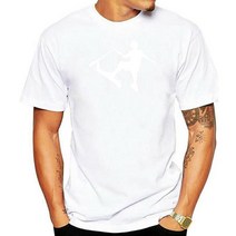 남자 T 셔츠 스턴트 스쿠터 재미 있은 tshirt면 탑 플러스 크기 티 넥 옷, 07 Men white_04 M