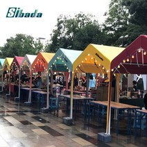 [6인용 텐트] 리빙쉘텐트 그늘막텐트 글램핑텐트 캠핑텐트 장박텐트, 두꺼운 옥스포드 천 11가지 색상 옵션