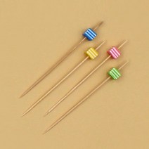 요지 과일꼬치 대나무꼬치 큐빅꼬치(90mm)
