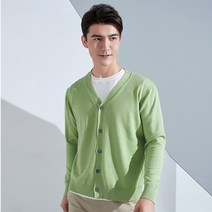 뽀글이 가디건 2022 ysc 겨울 남성 뜨개질 캐시미어 울 혼합 카디건 겉옷 v 칼라 단색 따뜻한 카디건 유지