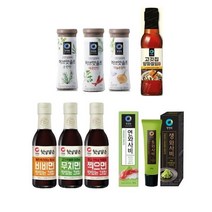청정원 캠핑용 와사비 소스 소금 간장 4개 골라담기, 생와사비40gx2+고깃집양파절임소, 40g
