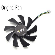 미니팬ZOTAC GeForce GTX1060 MINI ZT-P10600A-10L 그래픽 카드 쿨러 교체용 냉각 팬 T129215SH 85mm 신, 01 Original, 한개옵션1