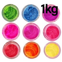안료 형광안료 1kg 형광도료 형광페인트, 형광백색, 1개