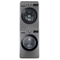 LG 트롬 드럼 세탁기(21kg)＋건조기(19kg) 세트 F21VDAP-9VN (F21VDAP ＋ RH19VTAN) (모던스테인리스)