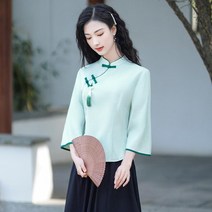 계량한복여성 생활 퓨전 한복 계량한복 린넨 투피스 A08