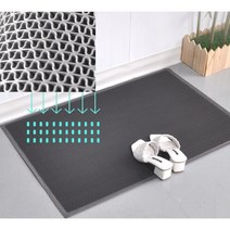 미끄럼방지 출입문매트 가게발판 입구매트 출입구, 그린 60x90