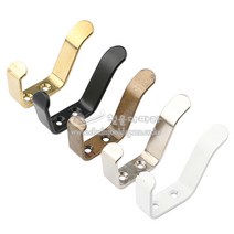 DAㄷ자2단옷걸이(5가지색상)(가구철물/가구부속/행거/훅/HOOK/다용도걸이/벽옷걸이), 흑색