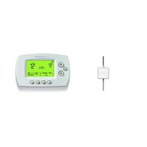 Honeywell Home RTH6580WF Wi-Fi 7일 프로그래밍 가능 온도 조절기(C-Wire 어댑터 포함), 와이파이 온도 조절기 + 누출 감지기